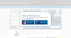 Desktop Screenshot of findmypast.com.au