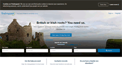 Desktop Screenshot of findmypast.com