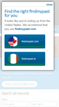 Mobile Screenshot of findmypast.ie